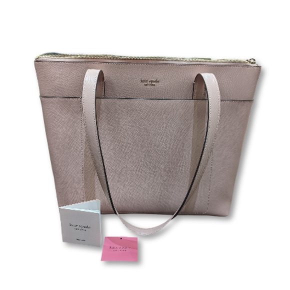 $460 Kate Spade NWT Pink Willow Large Tote Bag - Picture 1 of 7